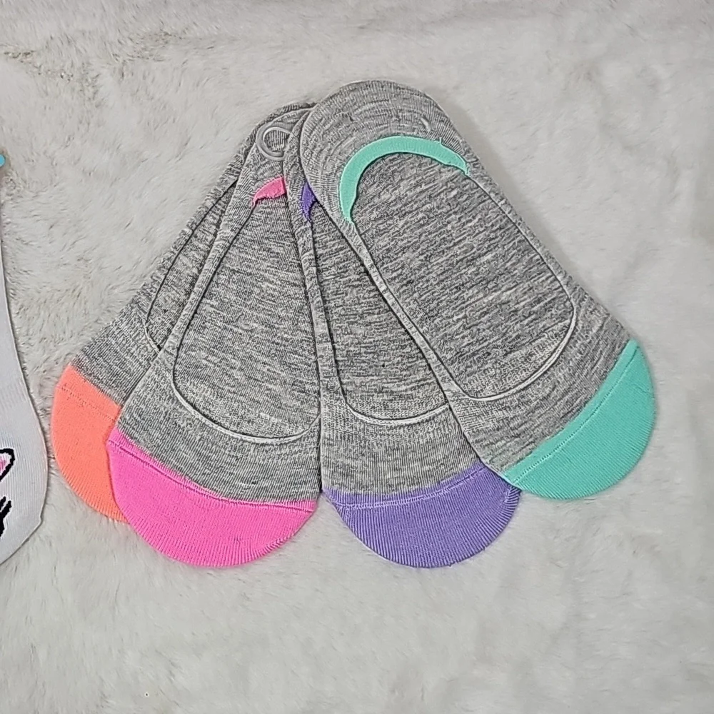 Justice No Show Size ML Socks 7 pairs